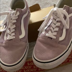 Purple VANS sneakers